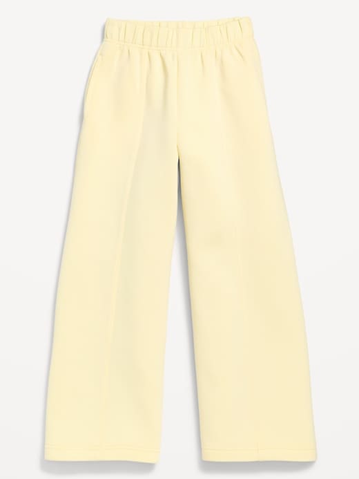 Image number 4 showing, High-Waisted Bounce Fleece Wide-Leg Sweatpants for Girls