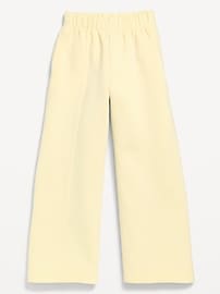 Image number 4 showing, High-Waisted Bounce Fleece Wide-Leg Sweatpants for Girls