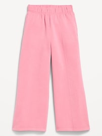 Image number 3 showing, High-Waisted Bounce Fleece Wide-Leg Sweatpants for Girls