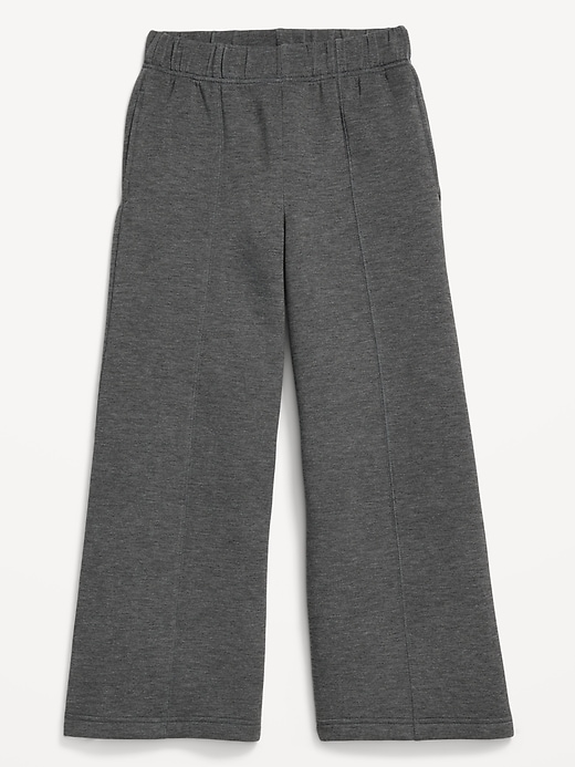 Image number 4 showing, High-Waisted Bounce Fleece Wide-Leg Sweatpants for Girls