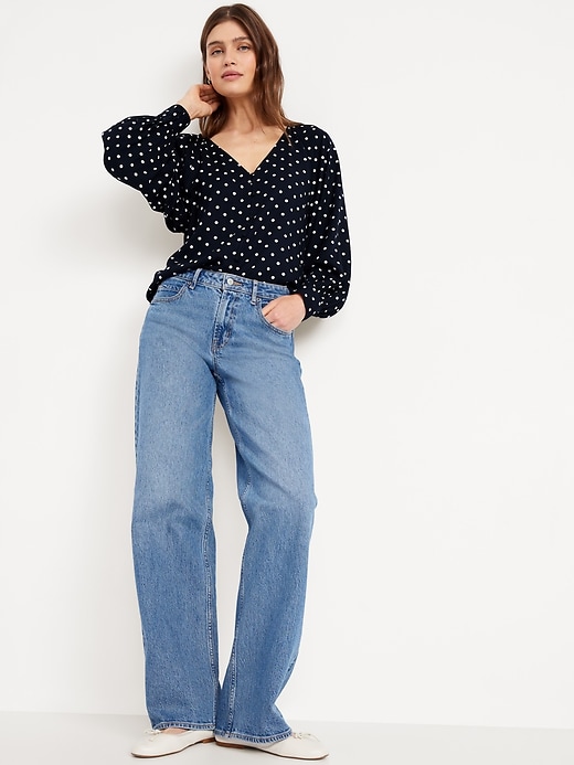 Image number 3 showing, Crepe Button-Down Top