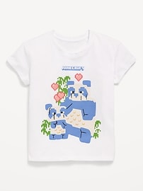 L'image numéro 1 présente T-shirt à imprimé Minecraft™ unisexe pour fille