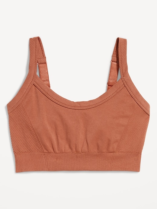 Image number 4 showing, Light Support Fluid Seamless Ribbed Sports Bra