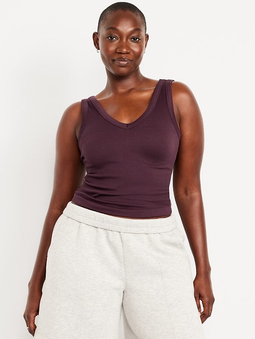 Image number 3 showing, Exhale Seamless Fitted Rib Tank