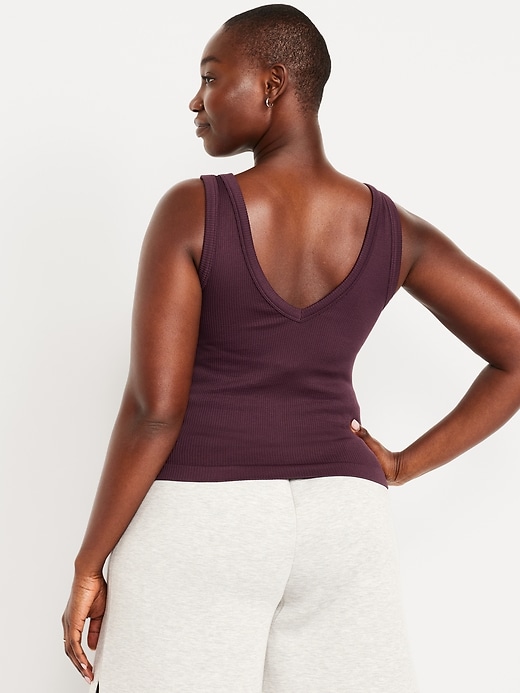 Image number 4 showing, Exhale Seamless Fitted Rib Tank