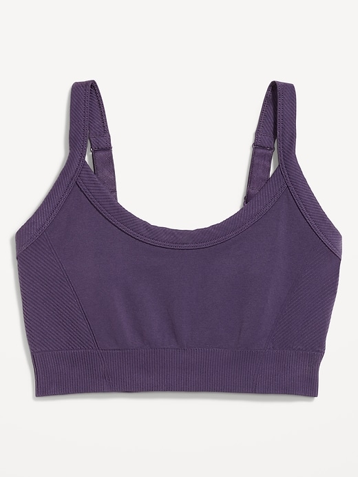 Image number 4 showing, Light Support Fluid Seamless Ribbed Sports Bra