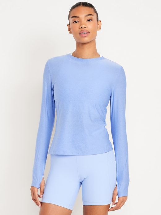 Image number 1 showing, CloudMotion Wrap-Back Top