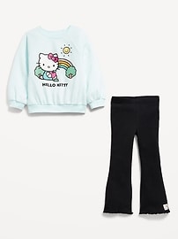 Image number 3 showing, Hello Kitty® Graphic Sweatshirt and Flare Leggings Set for Girls