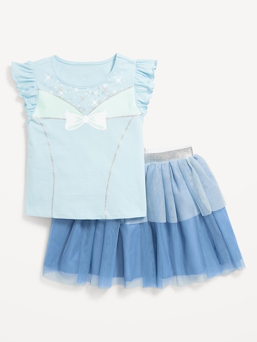 View large product image 2 of 3. Disney© Princess T-Shirt and Tutu Skirt Set for Toddler Girls