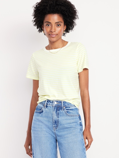 EveryWear Crew-Neck Striped T-Shirt