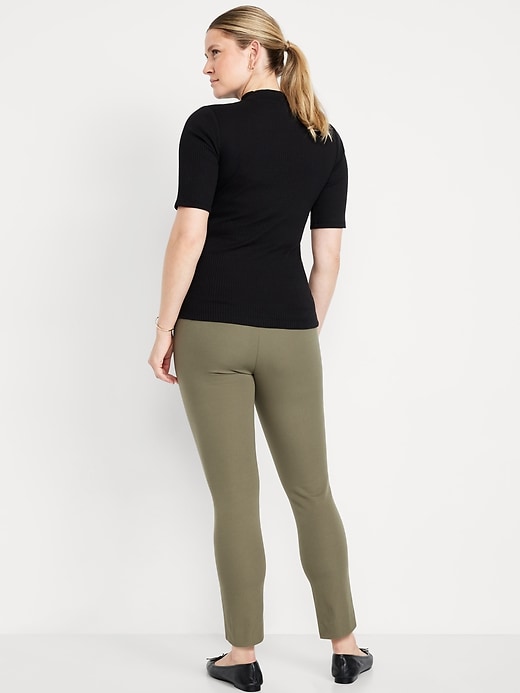 Image number 2 showing, Maternity Full-Panel Pixie Ankle Pants