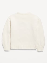 Image number 3 showing, Oversized Crew-Neck Sweater for Girls