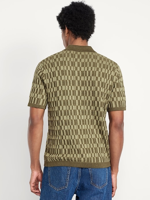 Image number 2 showing, Short-Sleeve Sweater-Knit Polo
