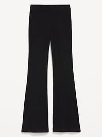 Image number 3 showing, High-Waisted Fashion Ribbed Flare Leggings