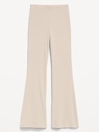 Image number 3 showing, High-Waisted Fashion Ribbed Flare Leggings
