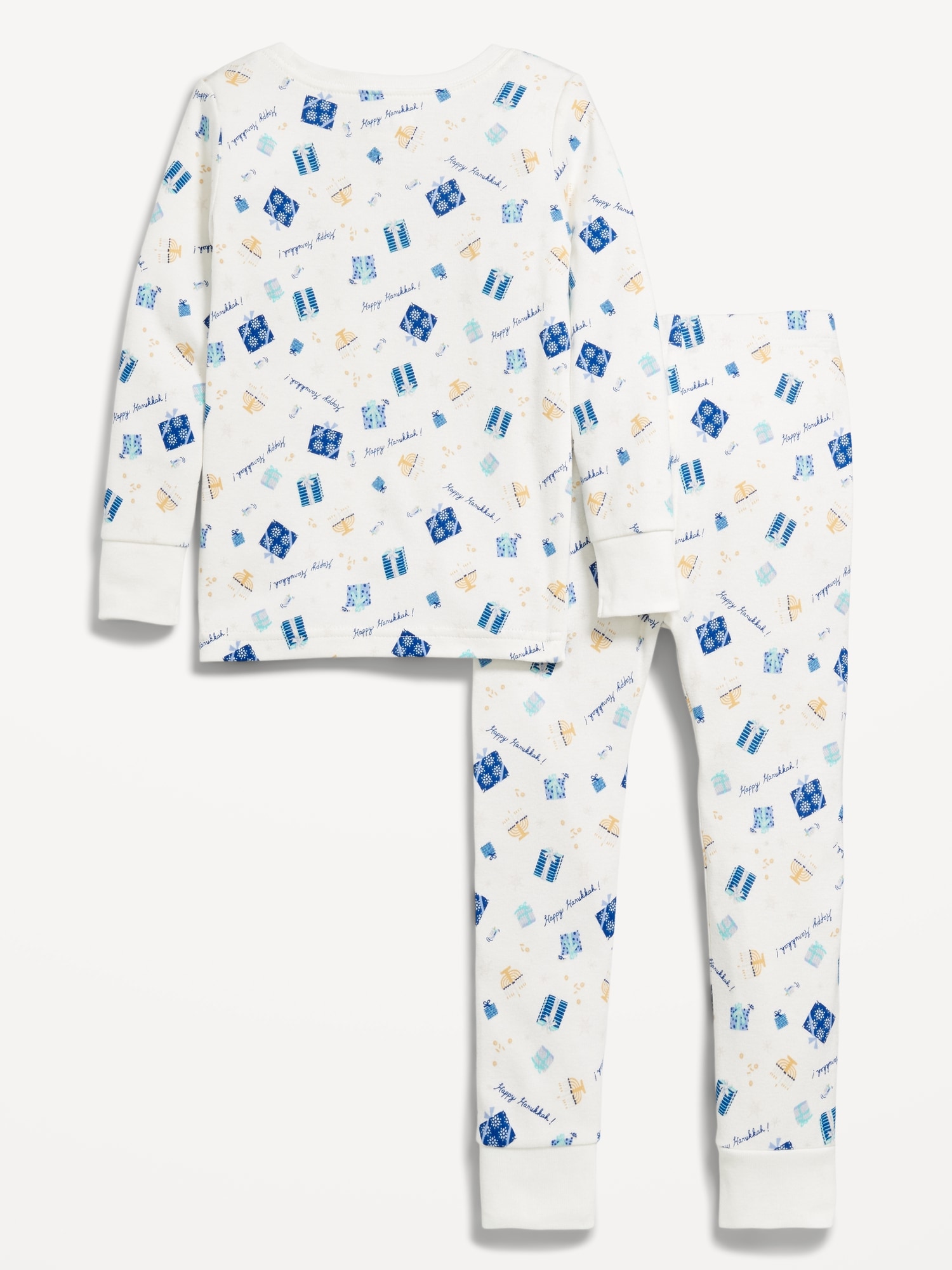 Printed Snug-Fit Pajama Set for Toddler & Baby