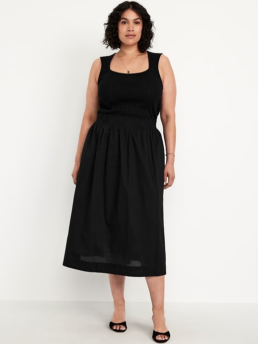 Image number 6 showing, Smocked Midi Skirt