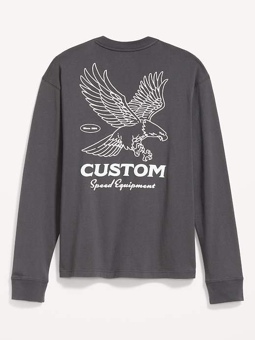 L'image numéro 2 présente T-shirt épais à imprimé