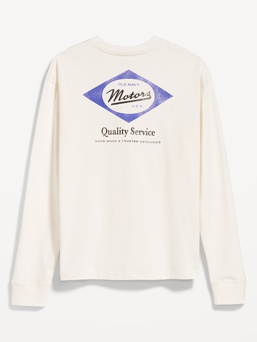 Image number 2 showing, Heavyweight Long-Sleeve Logo-Graphic T-Shirt