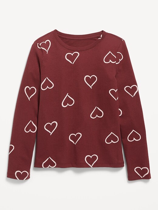 L'image numéro 1 présente T-shirt ultra-doux à manches longues à imprimé pour Fille