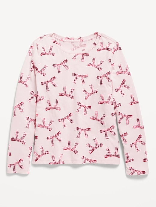 L'image numéro 1 présente T-shirt ultra-doux à manches longues à imprimé pour Fille