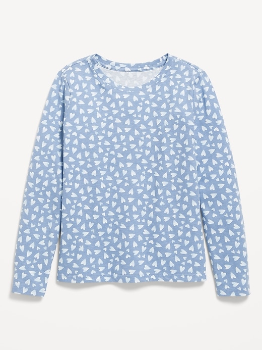 L'image numéro 1 présente T-shirt ultra-doux à manches longues à imprimé pour Fille