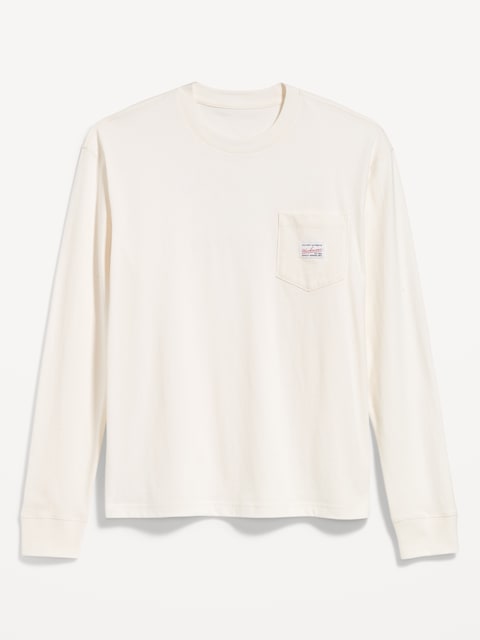 T-shirt épais à manches longue et à imprimé du logo