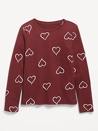 L'image numéro 1 présente T-shirt ultra-doux à manches longues à imprimé pour Fille