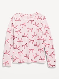 L'image numéro 1 présente T-shirt ultra-doux à manches longues à imprimé pour Fille