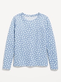 L'image numéro 1 présente T-shirt ultra-doux à manches longues à imprimé pour Fille