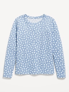 Softest Long-Sleeve T-Shirt 3-Pack for Girls