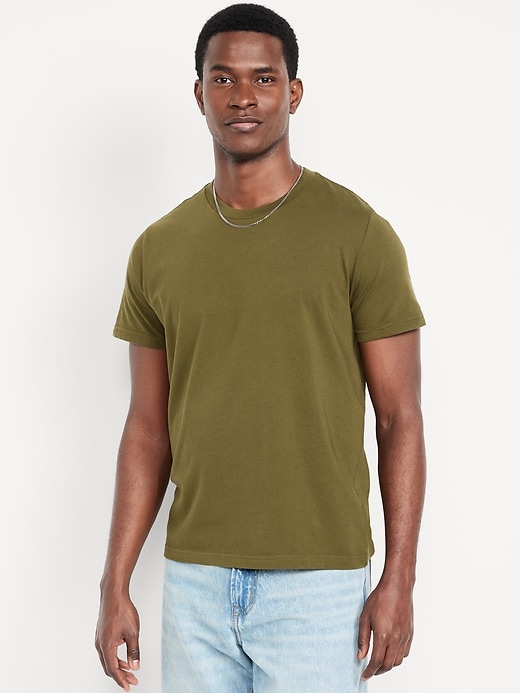 Image number 2 showing, Solid Crew-Neck T-Shirt 3-Pack