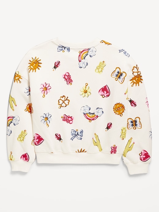 Image number 2 showing, Favorite Fleece Oversized Tunic Sweatshirt for Girls