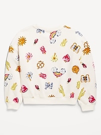 Image number 2 showing, Favorite Fleece Oversized Tunic Sweatshirt for Girls