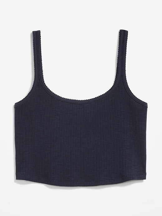 Image number 6 showing, Cropped Pointelle Cami Top