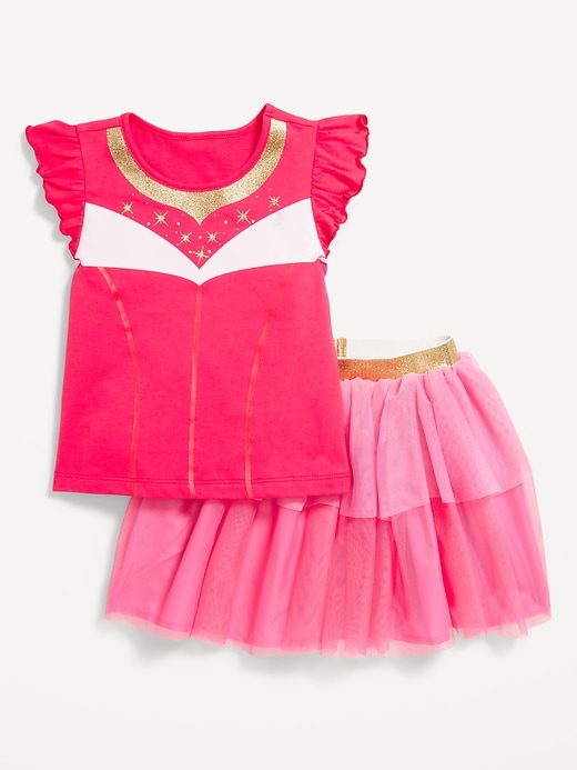 View large product image 2 of 4. Disney© Princess T-Shirt and Tutu Skirt Set for Toddler Girls