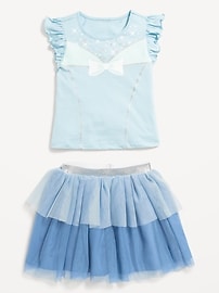 View large product image 3 of 3. Disney© Princess T-Shirt and Tutu Skirt Set for Toddler Girls