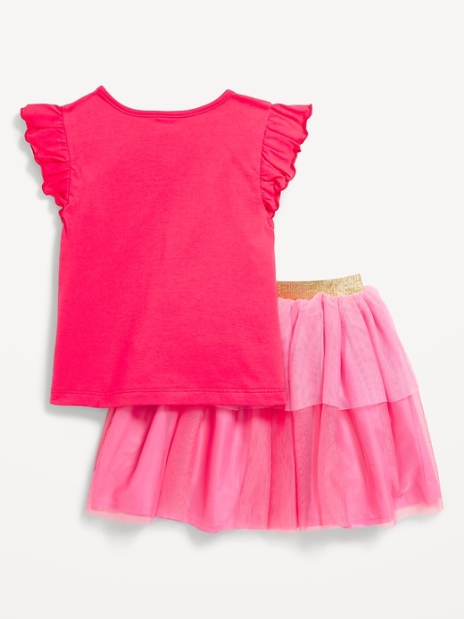 Image number 4 showing, Disney© Princess T-Shirt and Tutu Skirt Set for Toddler Girls