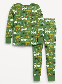 Image number 2 showing, Printed Snug-Fit Pajama Set for Toddler & Baby