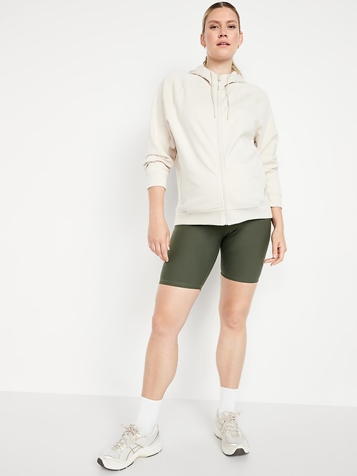 Image number 3 showing, Maternity Full Panel StudioSmooth Biker Shorts -- 6-inch inseam