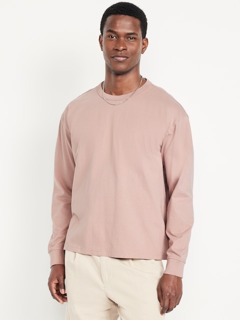 Heavyweight Cropped T-Shirt - Pink