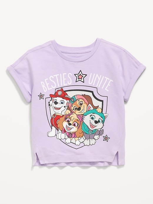 Image number 1 showing, Dolman-Sleeve Licensed Graphic T-Shirt for Toddler Girls