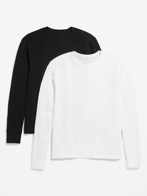 T-shirt en tricot gaufré (paquet de 2) - Lys Calla Blanc