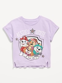 Image number 1 showing, Dolman-Sleeve Licensed Graphic T-Shirt for Toddler Girls