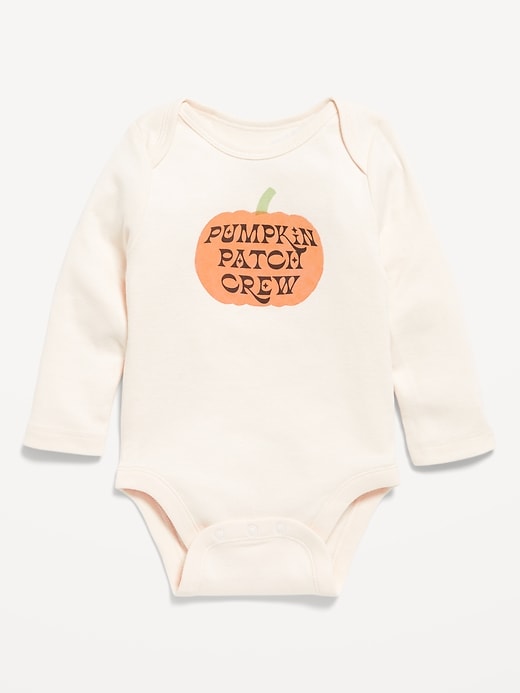 View large product image 1 of 1. Long-Sleeve Graphic Bodysuit for Baby