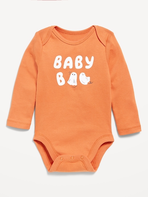 View large product image 1 of 2. Long-Sleeve Graphic Bodysuit for Baby