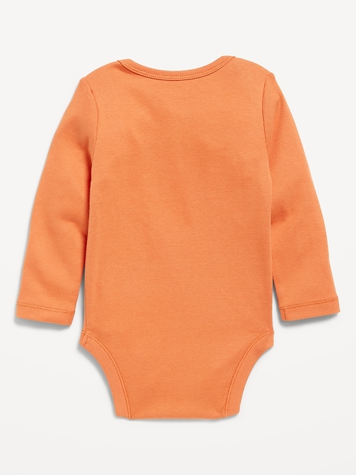 View large product image 2 of 2. Long-Sleeve Graphic Bodysuit for Baby