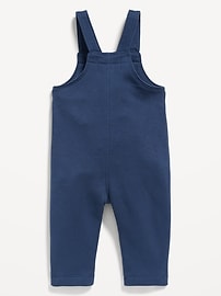 Image number 2 showing, Fleece Button-Front Overalls for Baby