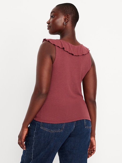 Image number 5 showing, Sleeveless Ruffle Top