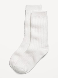 Image number 1 showing, Slouchy Textured Crew Socks for Women